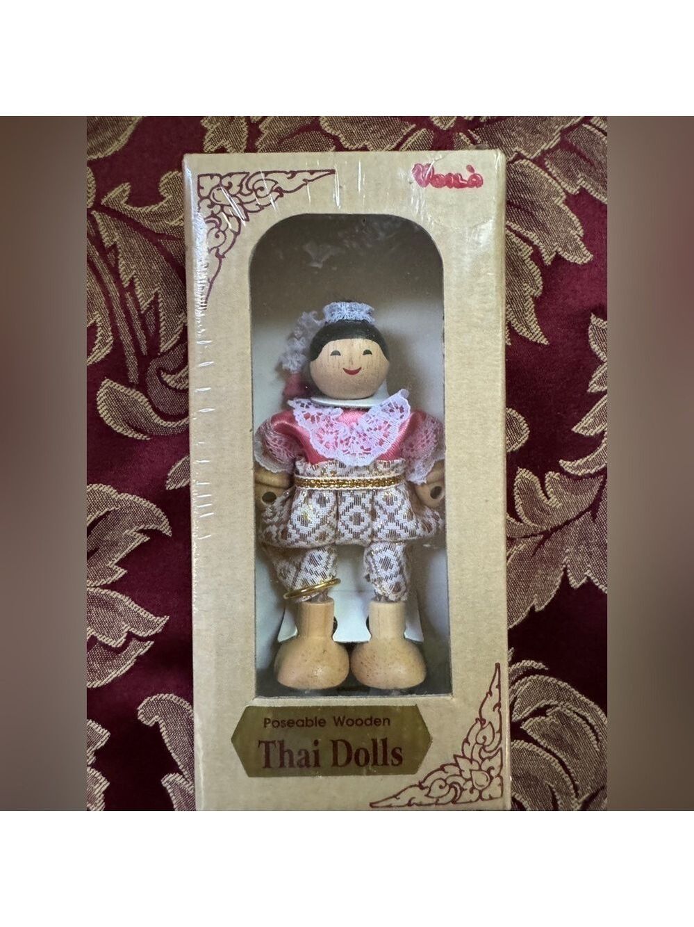 Voila Poseable Wooden Thai Doll